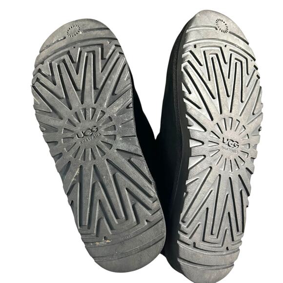 UGG Bailey Bow Black Shearling Boots Women’s US 8 Good Condition - Picture 6 of 10